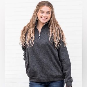 Charles River Apparel Leopard Pullover Sweatshirt, size Large, new w/o tags